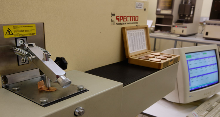 Copper purity testing – Spectro Analytical Instruments to measure purity of copper rods as per ASTM B49.