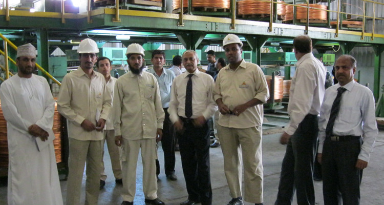 Factory Visit by Team from Majan Electricity Co