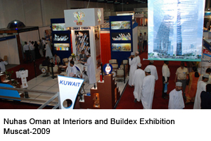 Nuhas Oman at interiors and Buildex Exhibition Muscut-2009