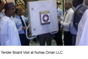 Tender Board Visit at Nuhas Oman LLC
