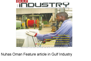 Nuhas Oman Feature article in Gulf Industry