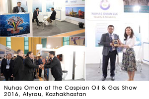 Nuhas Oman at the caspian oil & gas show 2016