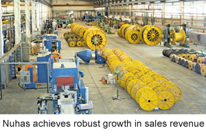 Nuhas achieves robust growth in sales revenue